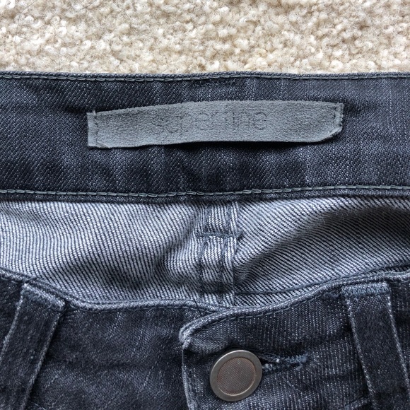 SUPERFINE dark wash grey jeans - Picture 4 of 6